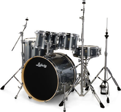 Ludwig "Evolution 22" 6pc Atlant. Spkl" Atlantic Sparkle