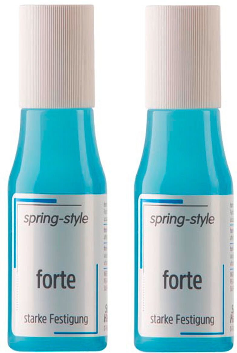 42ml Spring Haarfestiger Portionen Forte - starke Festigung Set (2 x 21ml)