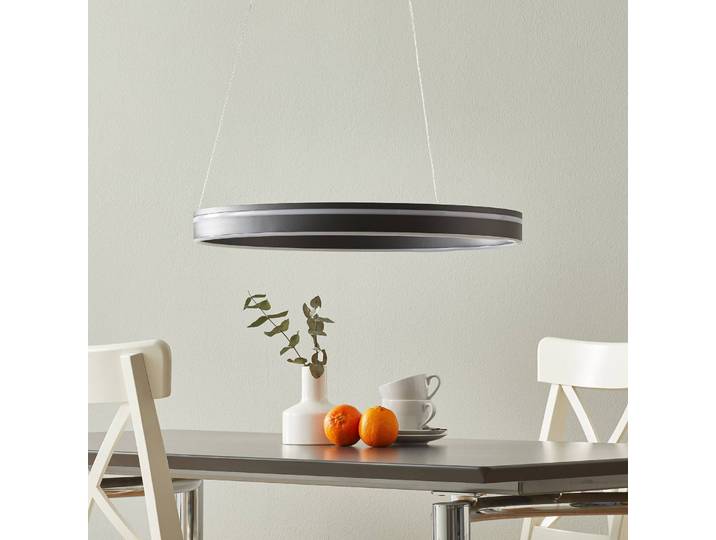Q-Smart-Home Smarte Hängeleuchte Q-Vito, dimmbar, schwarz, für Wohn- / Esszimmer, Metall, Modern