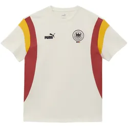 PUMA DHB Deutschland Archive Retro T-Shirt Herren 01 - warm white/puma black XS