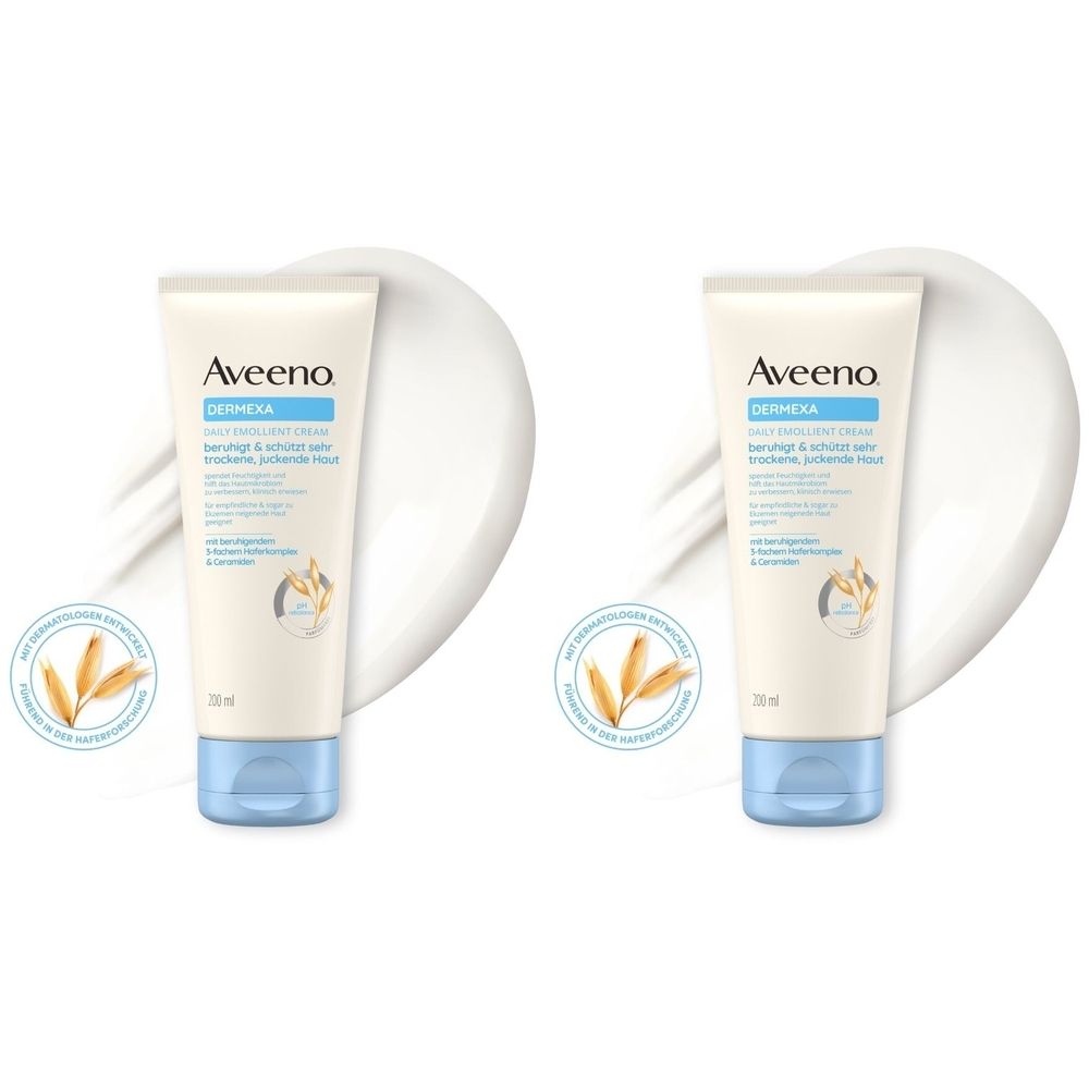 Aveeno Derm Emoll Creme x2 2x200 ml