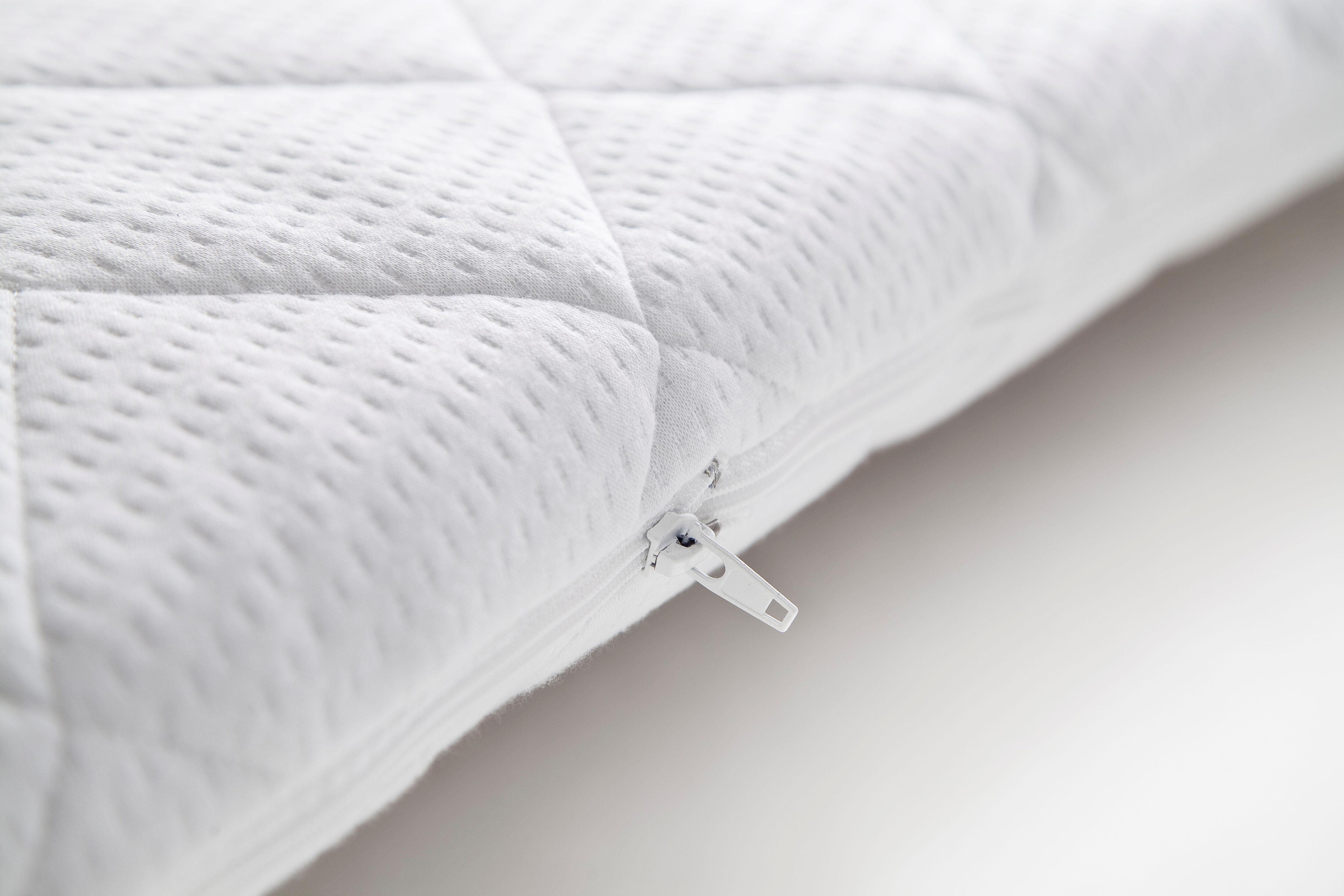 Topper MEISE.MÖBEL, weiß, B:200cm H:7cm L:200cm, Gelschaum, Topper