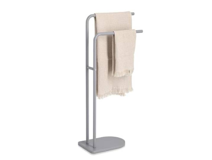 Zeller 18974 Handtuchhalter, Metall, grau