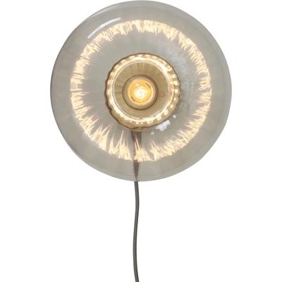 IT'S ABOUT ROMI Wandleuchte "BRUSSELS", transparent, 1, Ø 27cm, 1 Stk., Leuchten, Ist Wandleuchte c.q Deckenleuchte und kommt mit Kabel, Wandleuchte