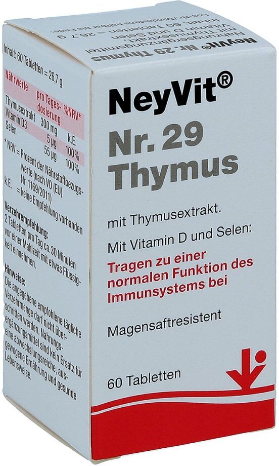 Neyvit Nummer 2 9 Thymus magensaftresistente Tabletten 60stk