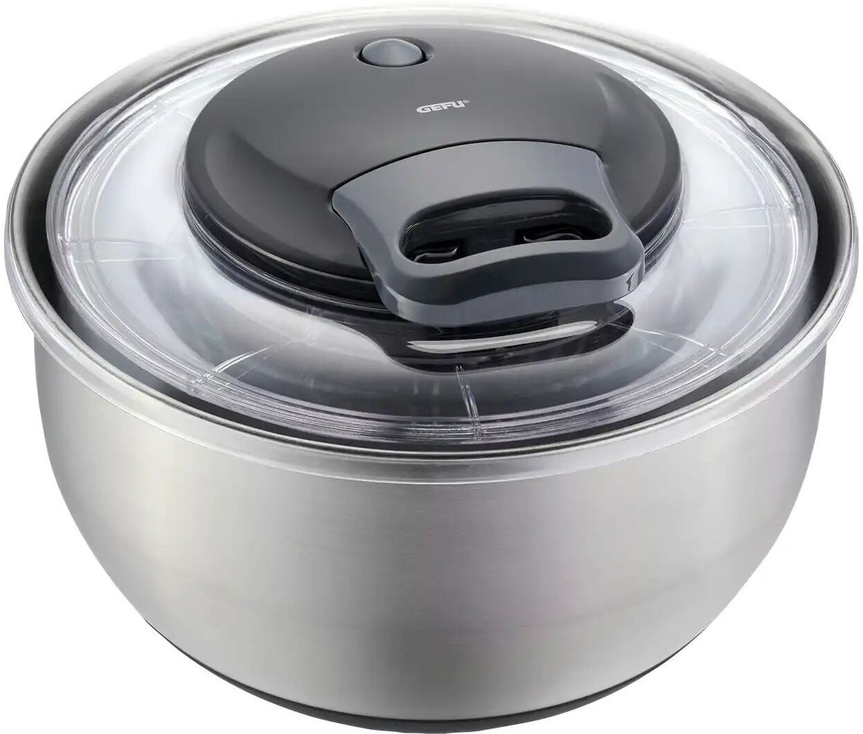 Gefu Salatschleuder  PULLIT ¦ silber ¦ Edelstahl,Kunststoff