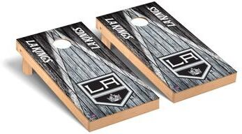 Skip's Garage Los Angeles Kings NHL Triangle Cornhole Board Set