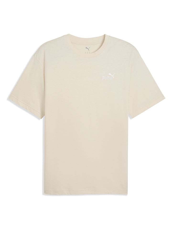 Puma Shirt "Ess Relaxed Small No. 1" in Beige - XL