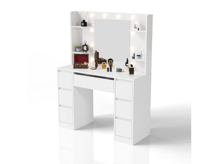 SCHMINKTISCH Malia mit LED