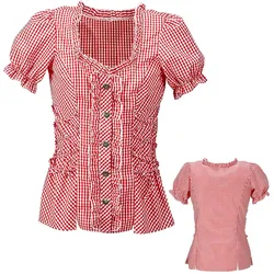 Widmann Karrierte Bayern Bluse (XL)