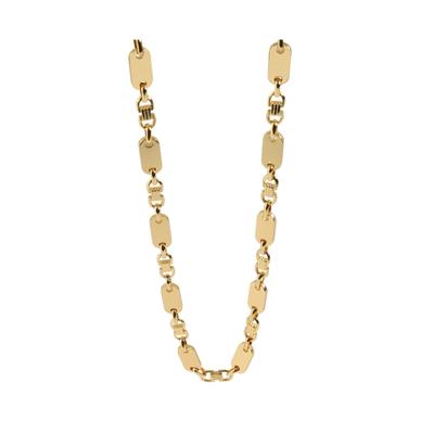 Kette ohne Anhänger ADELIA´S "Unisex Edelstahl Halskette" Gr. 70, gold, Halsketten, Damen, 70, Edelstahl