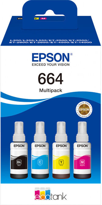 TINTEIRO EPSON 664 ECOTANK MULTIPACK