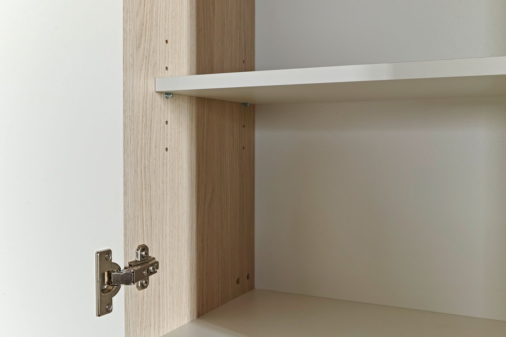 Kochfeldumbauschrank WIHO KÜCHEN "Filo", beige (front und korpus: vicenza eiche hell), B:60cm H:82cm T:57cm, Schränke, Kochfeldumbauschrank, 60 cm breit, mit 2 grossen Auszügen ohne Arbeitsplatte front und korpus: vicenza eiche hell Vicenza Eiche hell, B/