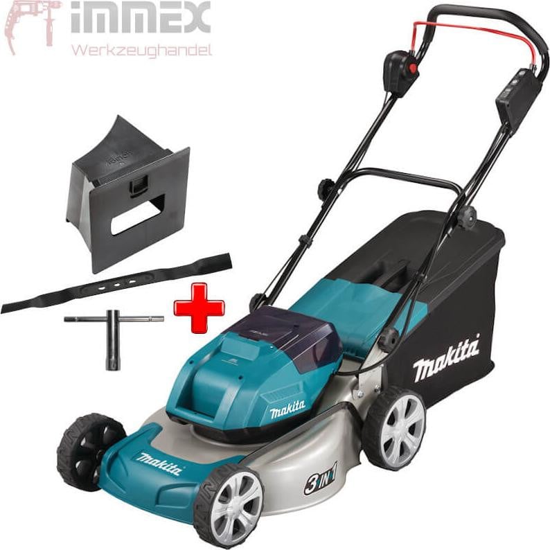 Makita DLM460Z grasmaaier met 46 cm snijbreedte en 60 liter opvangbak