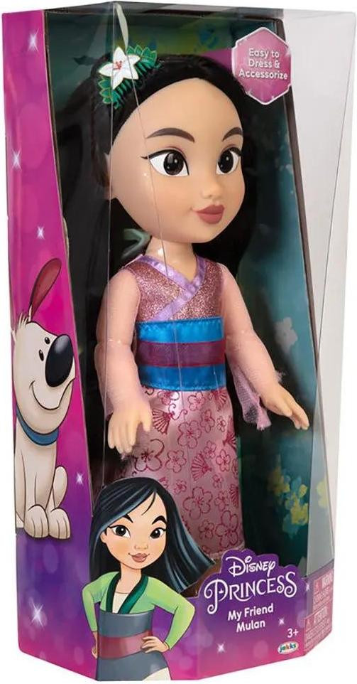 Jakks Pacific Disney Mulan pop met accessoires, 38 cm