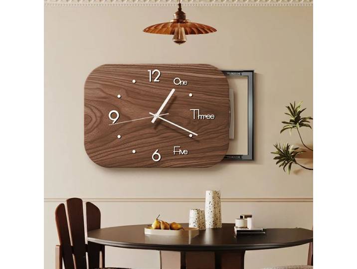 La nouvelle peinture décorative ancienne chinoise avec horloge, boîte de compteur, boîte de Distribution de blocs, image suspendue, horloge décorative