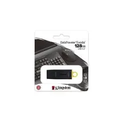 Kingston USB 3.2 DATATRAVELER EXODIA 128GB (BLACK+YELLOW), Data Traveller Exodia...