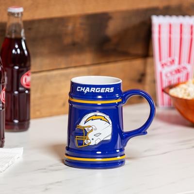 Evergreen Los Angeles Chargers 24 oz Ceramic Stein Mug