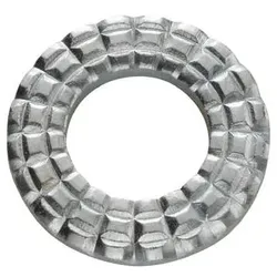 Fix-Nippel, Muttern + Unterlegscheiben, Fix Nippel Riffelscheiben 19 x 10,5 x 3 Stahl verzinkt