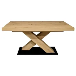 Mäusbacher Esstisch mit Auszug Komfort Plus 180/280 x 90 cm Holzoptik Asteiche 180