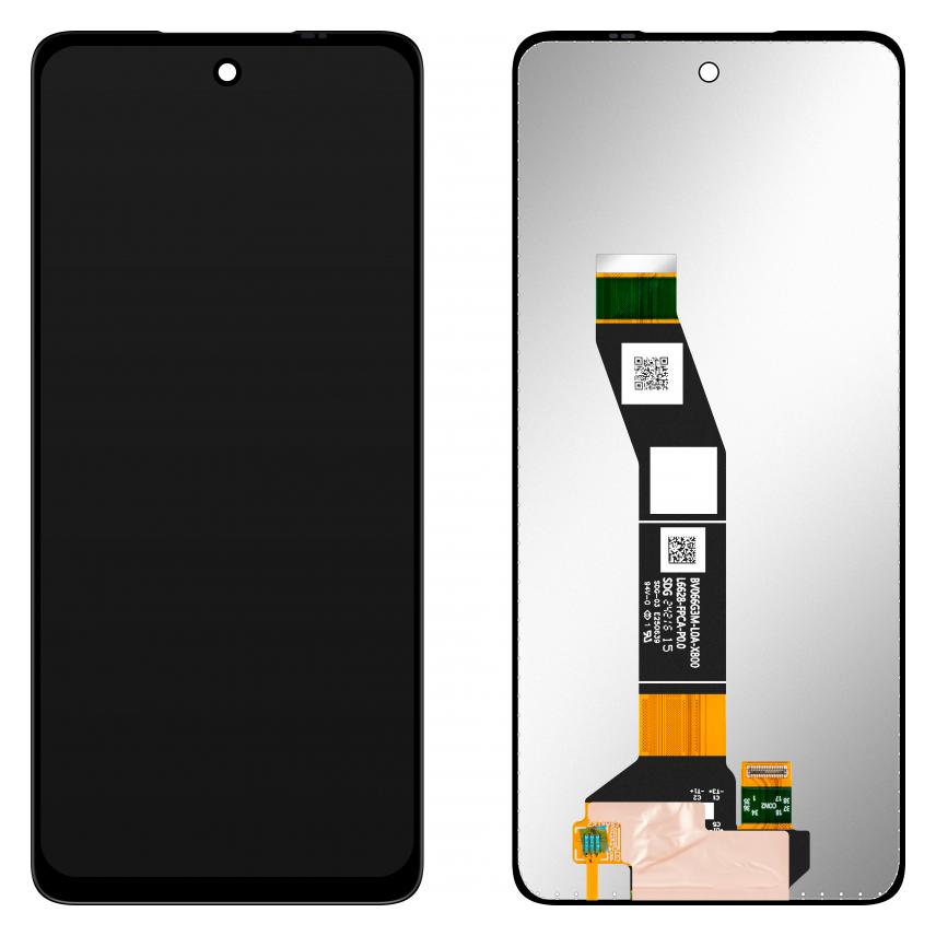 MP Display Unit fur Moto E14, w/o Frame, Aftermarket, Black (Display, Motorola Moto E14) (65280281)