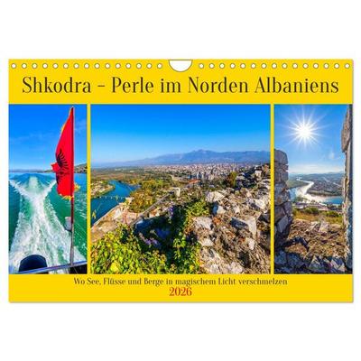 Shkodra – Perle im Norden Albaniens (Wandkalender 2026 DIN A4 quer), CALVENDO Monatskalender