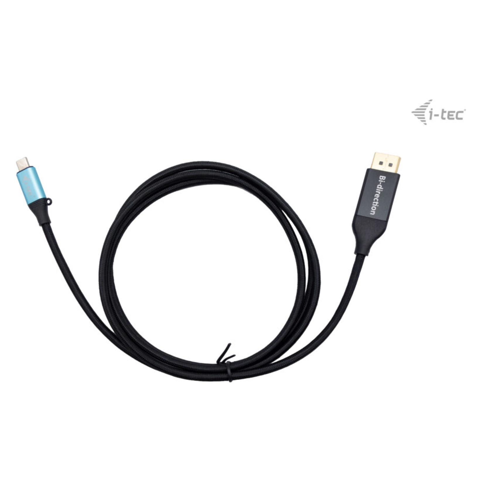 i-tec USB-C DP Cable Adapter (DisplayPort) (C31CBLDP8KBIDIR)
