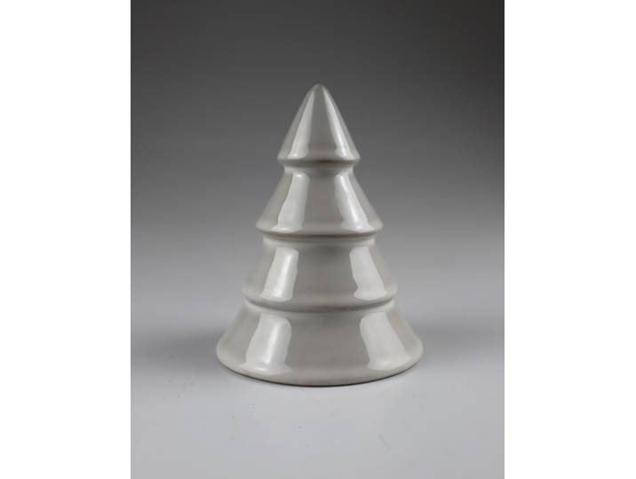 Dekobaum AM DESIGN Dekofigur, aus Porzellan , weiss (grau), H:18,5cm, Porzellan, Dekofiguren, Dekobaum, 2er Set