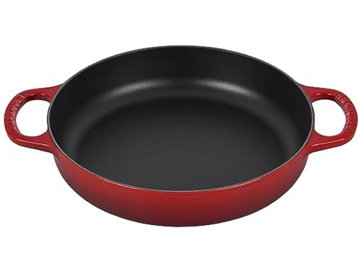 Le Creuset Signature Everyday Pfanne aus Gusseisen, 27,9 cm, Kirschrot