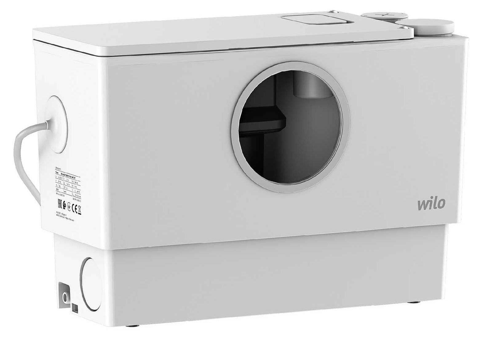 Wilo Abwasser-Kleinhebeanlage DrainLift MINI3-XS/WC-EF, 230 V, 700 W, 1 Stk.