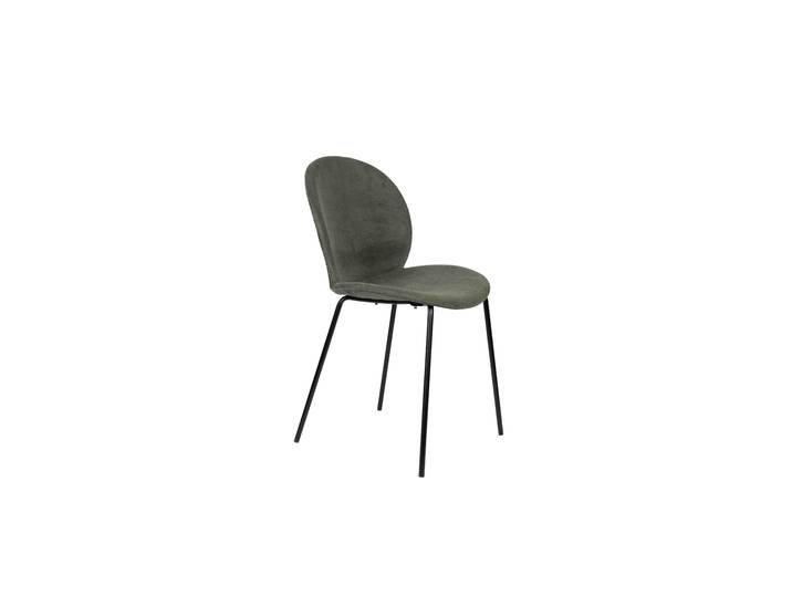 2er Set Zuiver Bonnet Esszimmerstuhl Eisen/Polyester