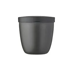 Mepal Snackpot "To Go"  Ellipse , schwarz , Kunststoff , Maße (cm): H: 10,8  Ø: 10.7