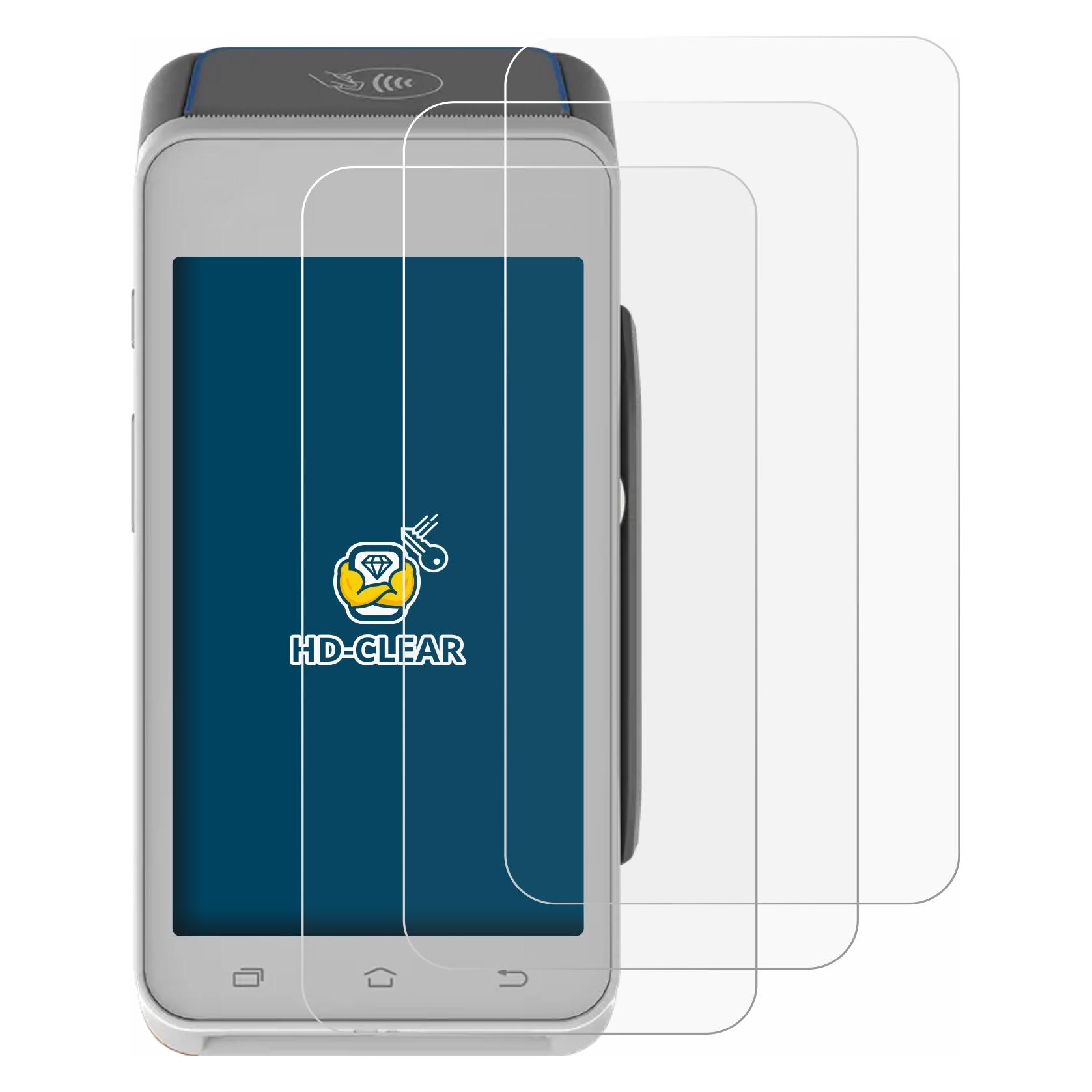Brotect Schutzfolie für Pax A910S Displayschutz Displayschutzfolie Folie Klar Transparent (4263995)