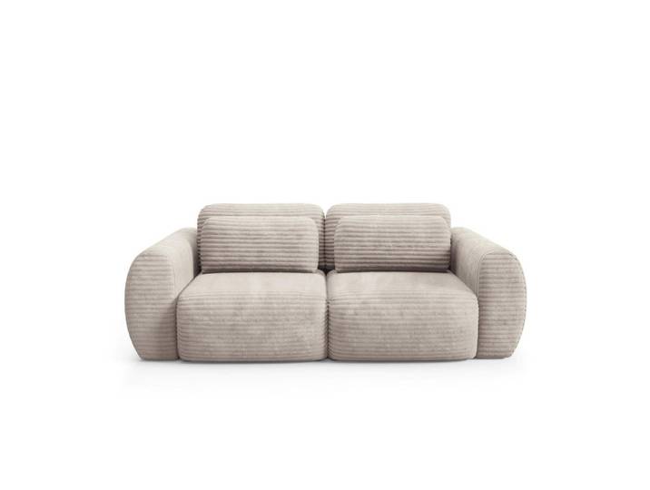 Furnisell Schlafsofa mit Bettkasten Beige, Kunststoff, 266x95x110 cm, Babymöbel & Kindermöbel, Kinderzimmer & Jugendzimmer, Schlafsofas