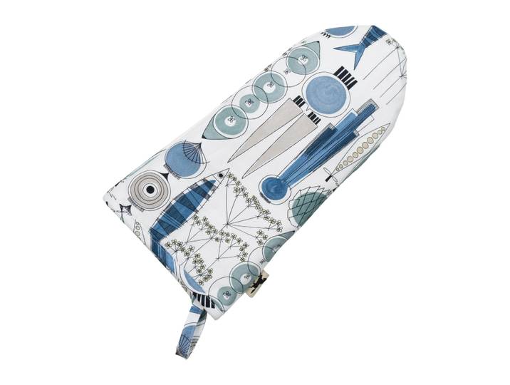 Almedahls Gant de cuisine Picknick petit motif Bleu-beige