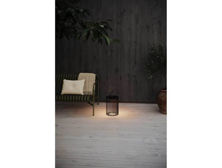 Luminaire d'extérieur Cavia Solar, IP44, noir - Markslöjd - Terrasse - Métal - Lanterne