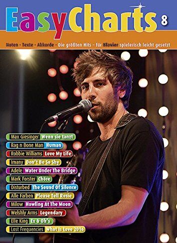 Uwe Bye - Easy Charts: Die größten Hits spielerisch leicht gesetzt. Band 8. Klavier / Keyboard. Spielbuch. (Music Factory) - Preis vom 01.10.2026 17:08:56 h