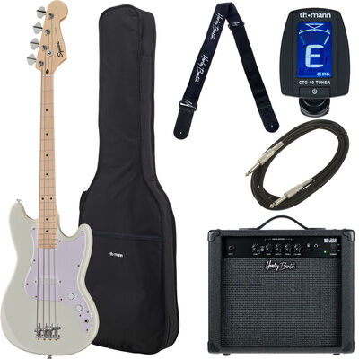 Squier Sonic Bronco Arctic Whi Set Arctic White