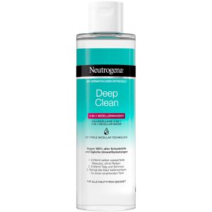 Neutrogena Mizellenwasser Deep Clean 3-in-1, alkoholfrei, löst wasserfeste Mascara, für alle Hauttypen, 400 ml