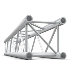 Milos Pro-30 Square P Truss - Straight QTB2500 - Silver - 2500 mm