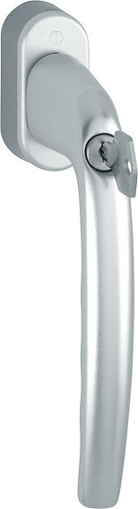 HOPPE Fenstergriff Atlanta PSK-0530S/US952-1 100NM, abschließbar, oval,7/32-42,F1 10766587