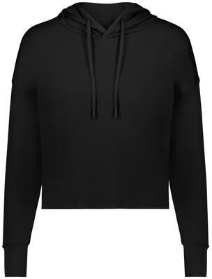 Holloway 223393 Women's EFFORTLESS HOODIE in Black size Medium   Polyester Blend