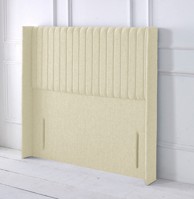 ClassicLiving Upholstered Chenille Headboard Cream Super King (6')