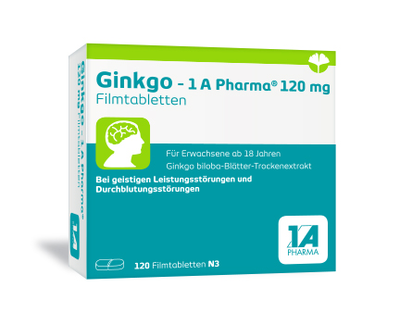 1 A Pharma GmbH GINKGO-1A Pharma 120 mg Filmtabletten 120 st 13856932