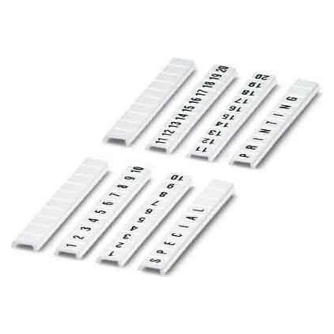 Phoenix Contact Phoenix 0808626:0051 - Terminal block markers - 10 Stück(e) - Weiss - 0,26 g (0808626:0051)