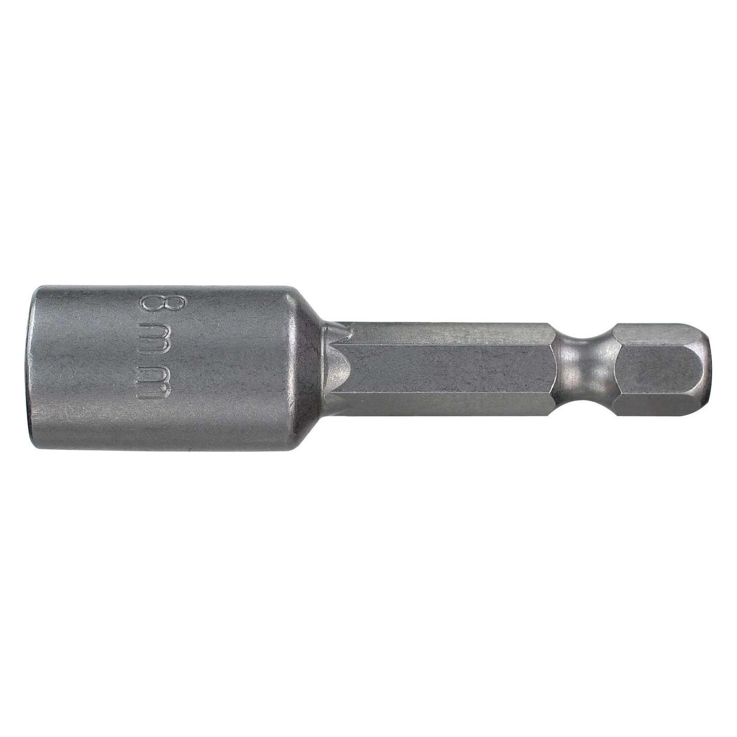DeWalt DT 7402 Steckschlüssel 8 mm Aussensechskant 50mm Länge, Permanentmagnet Halterung, 1/4" Ant (DT7402-QZ)