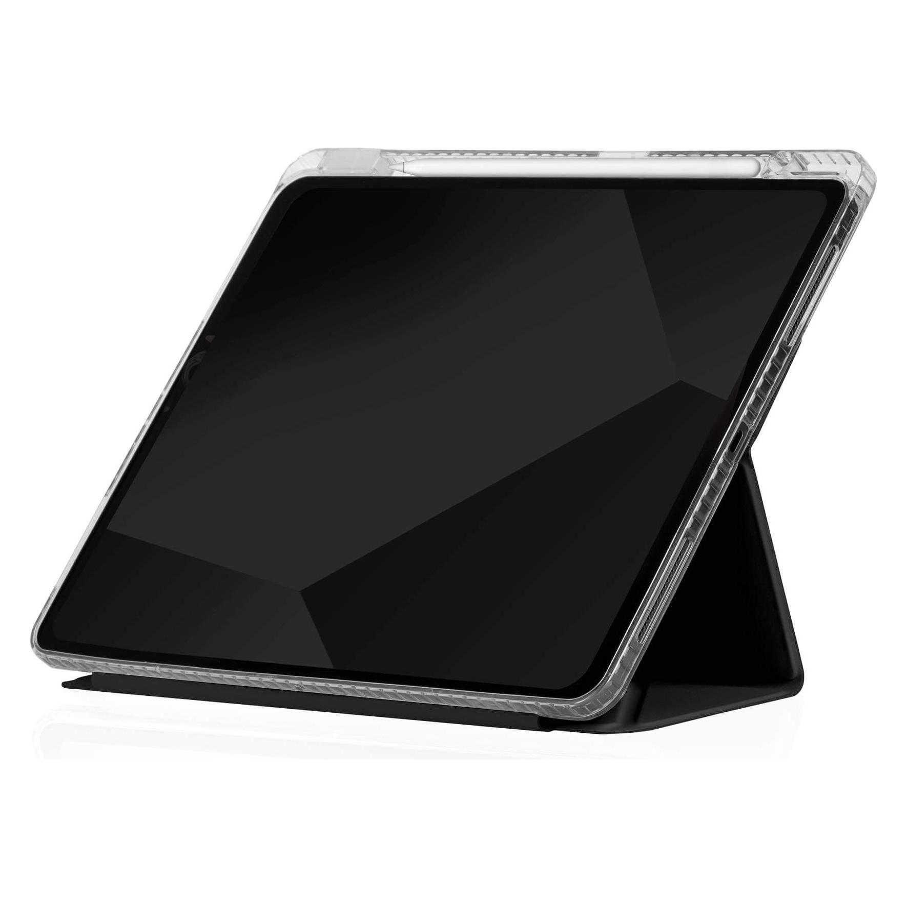 STM Opp Case| Apple iPad Air 13 2024| schwarz/transparent| (STM-222-436LY-01) (Apple iPad Air 13 2024, Apple iPad Air 13 2025, Apple iPad Air 13 2026) (STM-222-436LY-01)
