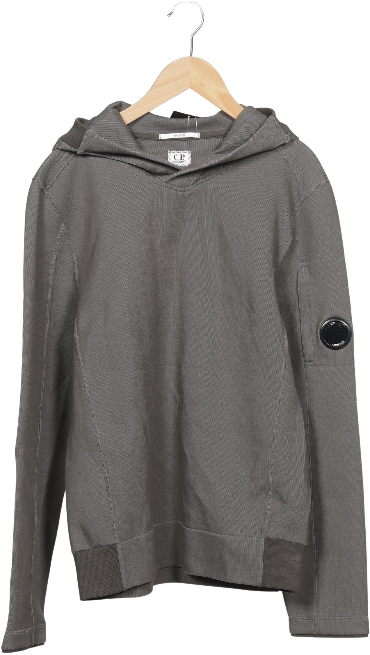C.p. Company Herren Kapuzenpullover, Grau, Gr. M, Baumwolle / Synthetik - Second Hand