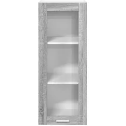 vidaXL, Regal, Nazonor (1x hängender Glas-Schrank (1 Tür) 40 cm breit 100 cm hoch) (31 x 31 x 100 cm)