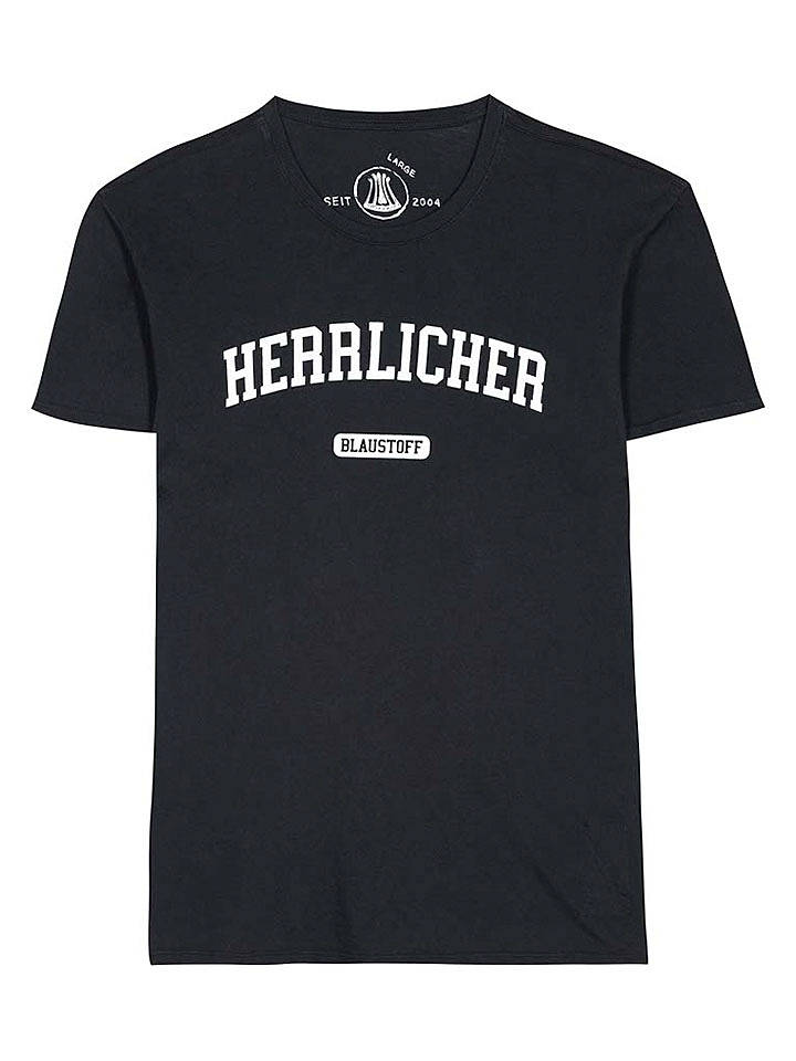 Herrlicher Shirt in Schwarz - L